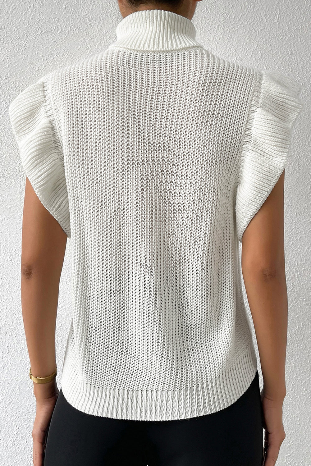 Dam Blus Randig Modern Design Lätt Material-3