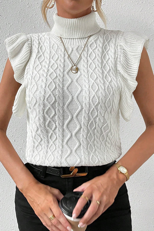 Dam Blus Randig Modern Design LĂ€tt Material-1