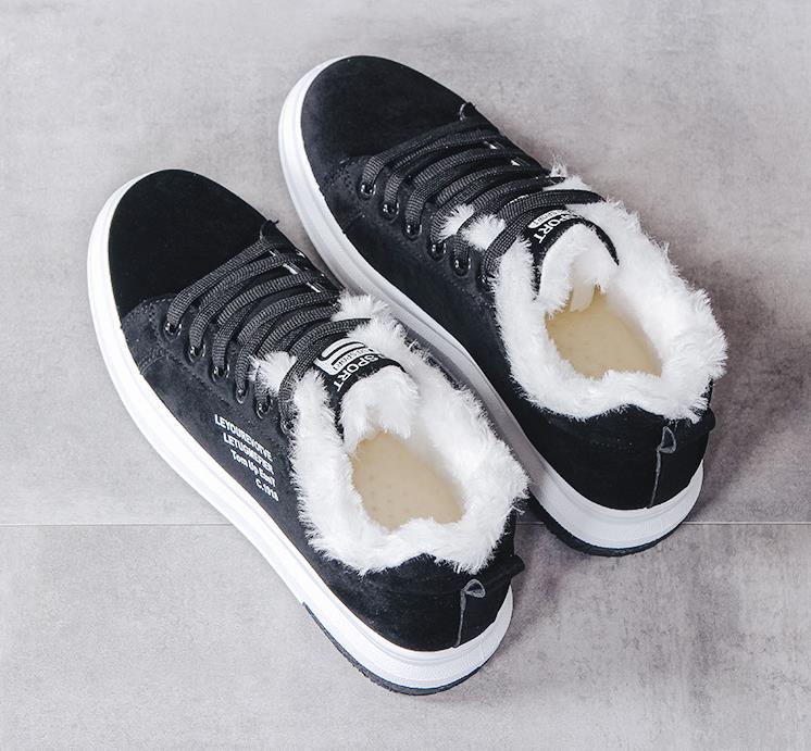 Dam Sneakers Modern Design Bekväm Textil-2