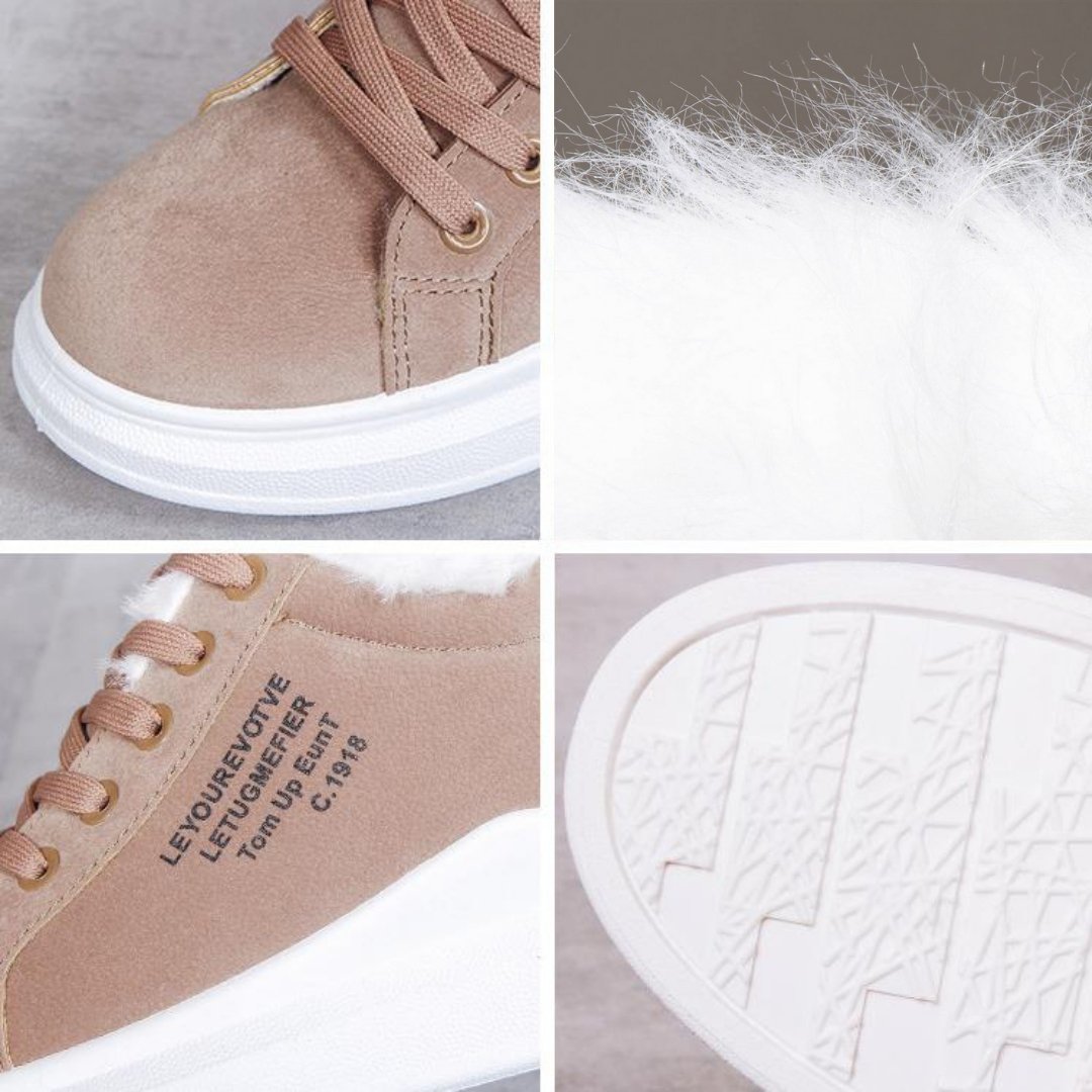 Dam Sneakers Vattentäta Modern Design Hållbara Material-5
