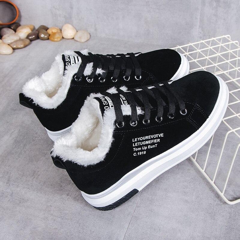 Dam Sneakers Modern Design Bekväm Textil-3