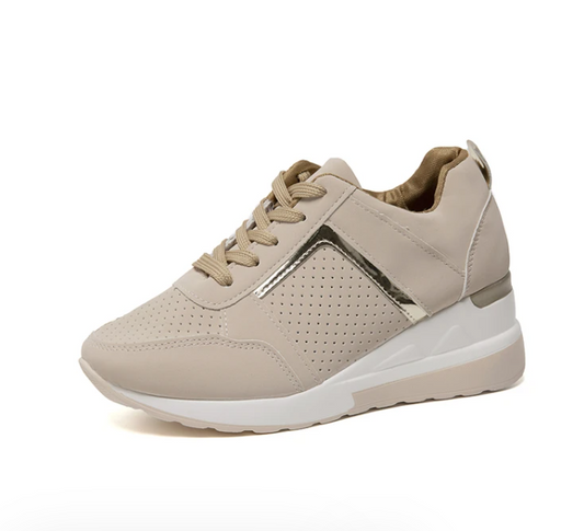 Kvinnors Sneakers Sportig Design Andningsbart Material-1