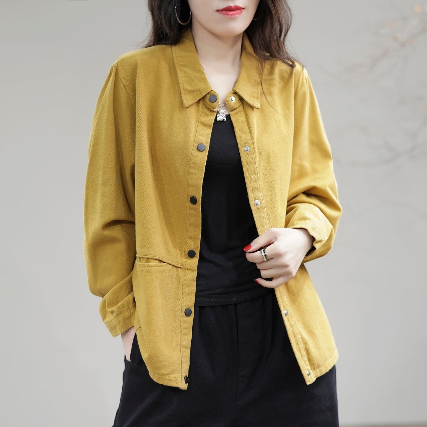 Variant image for Damjacka Trendig Polyester med Moderna Detaljer-2