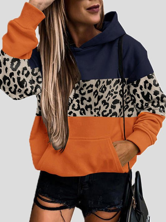 Lång Hoodie Dam Avslappnad Bomull för Trendig Komfort-1