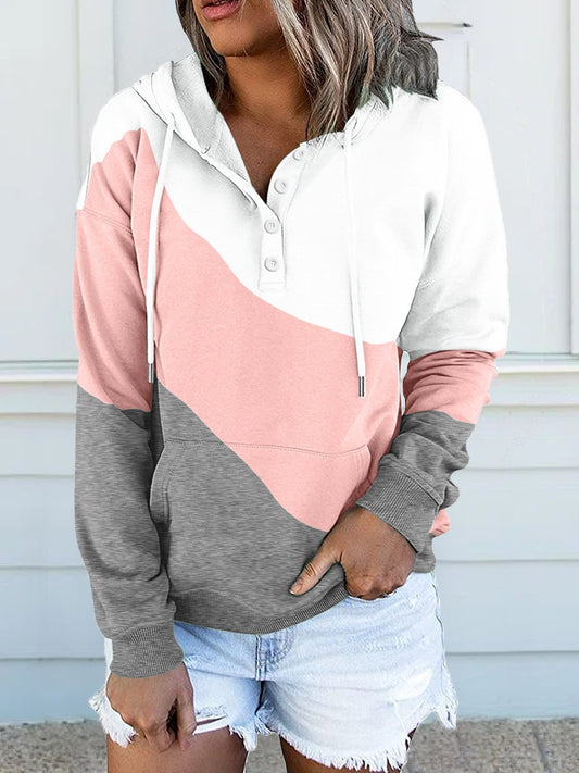 Dam Hoodie Avslappnad 100% Bomull-1