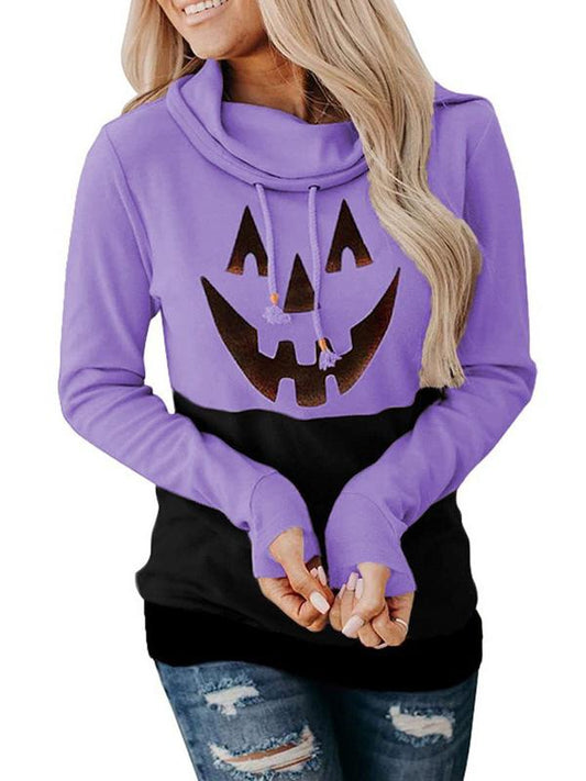 Hoodie Dam Bohemisk Stil Mjuk Bomull och Polyester-1