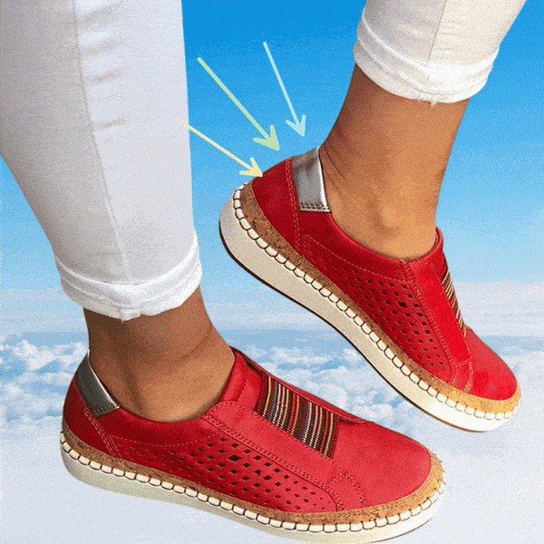 Kvinnor Slip-On Halluxskor Andningsbara PU EVA 7