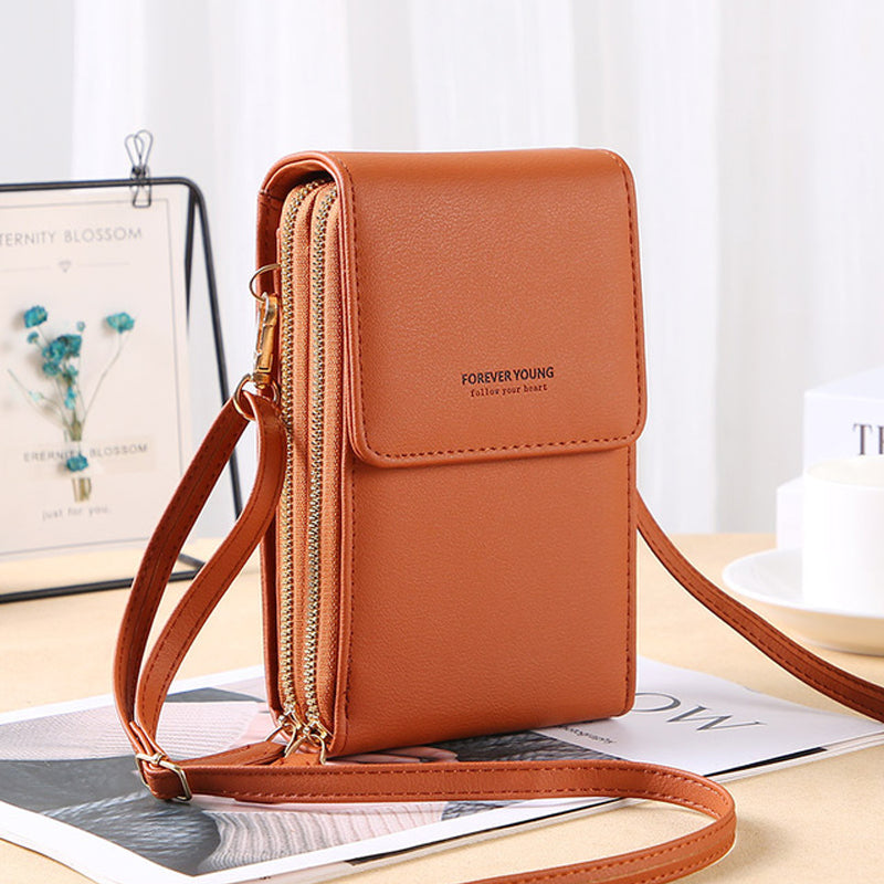 Variant image for Dam Crossbody Väska Transparent Mobilfack Hållbart Syntetmaterial-3