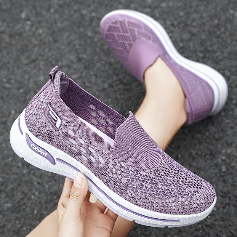 Dam Sneakers Ergonomisk Design Väderbeständig Andningsbart Syntetmaterial 2
