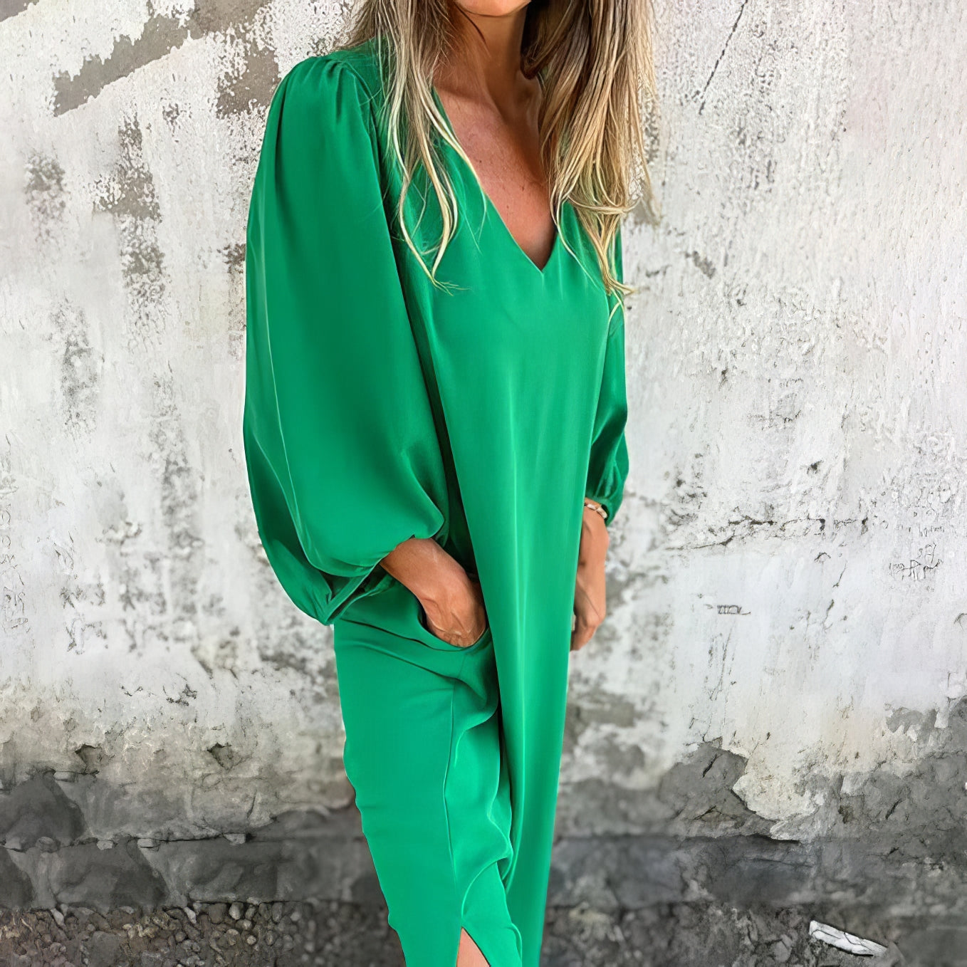 Maxiklänning Dam Boho Stil Lätt Bomull för Sommar-2
