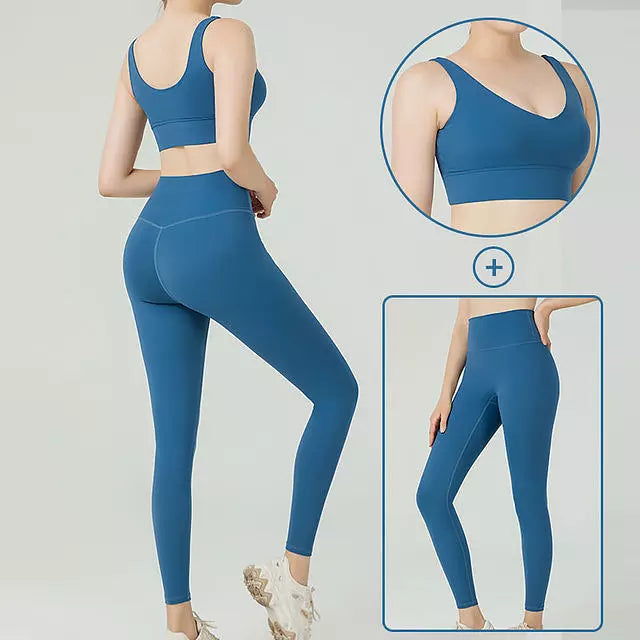 Joggingbyxor Dam Sömlösa Elastiska Nylon för Träning och Jogging – Ankellängd, Modern Passform 10