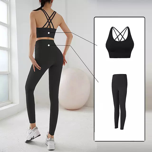 Joggingbyxor Dam Sömlösa Elastiska Nylon för Träning och Jogging – Ankellängd, Modern Passform 6