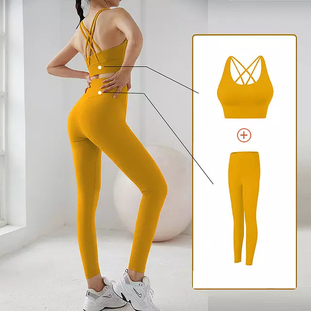 Joggingbyxor Dam Sömlösa Elastiska Nylon för Träning och Jogging – Ankellängd, Modern Passform 16