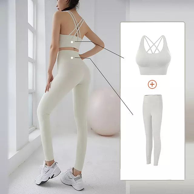 Joggingbyxor Dam Sömlösa Elastiska Nylon för Träning och Jogging – Ankellängd, Modern Passform 17