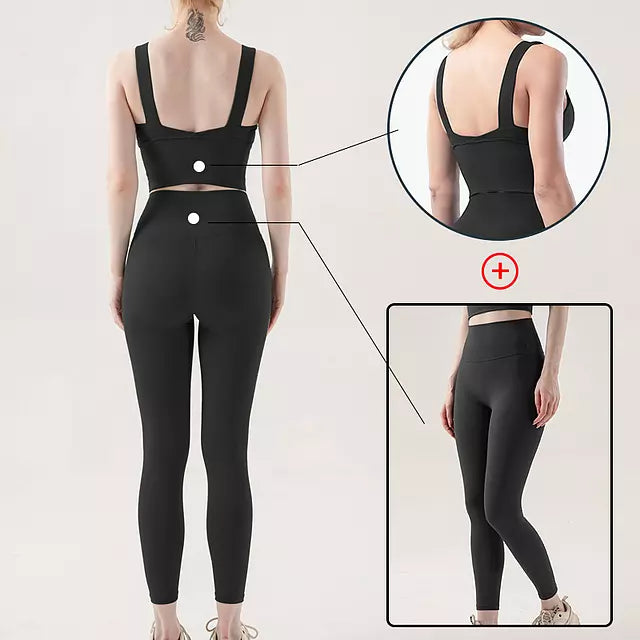 Joggingbyxor Dam Sömlösa Elastiska Nylon för Träning och Jogging – Ankellängd, Modern Passform 18