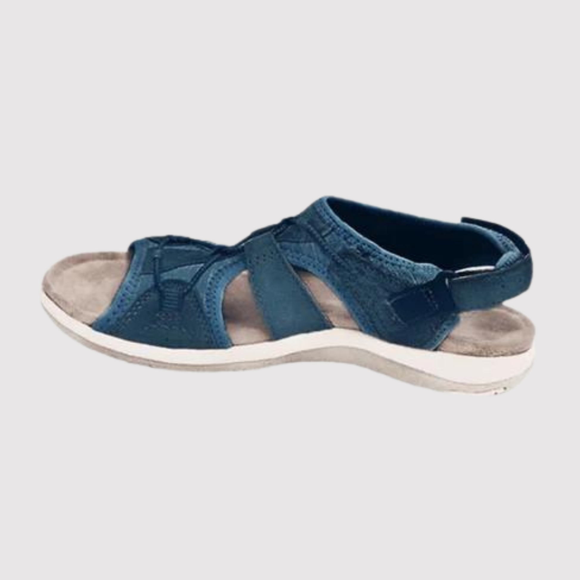 Ortopediska Sandaler Dam Justerbar Design Syntetisk Läder-6