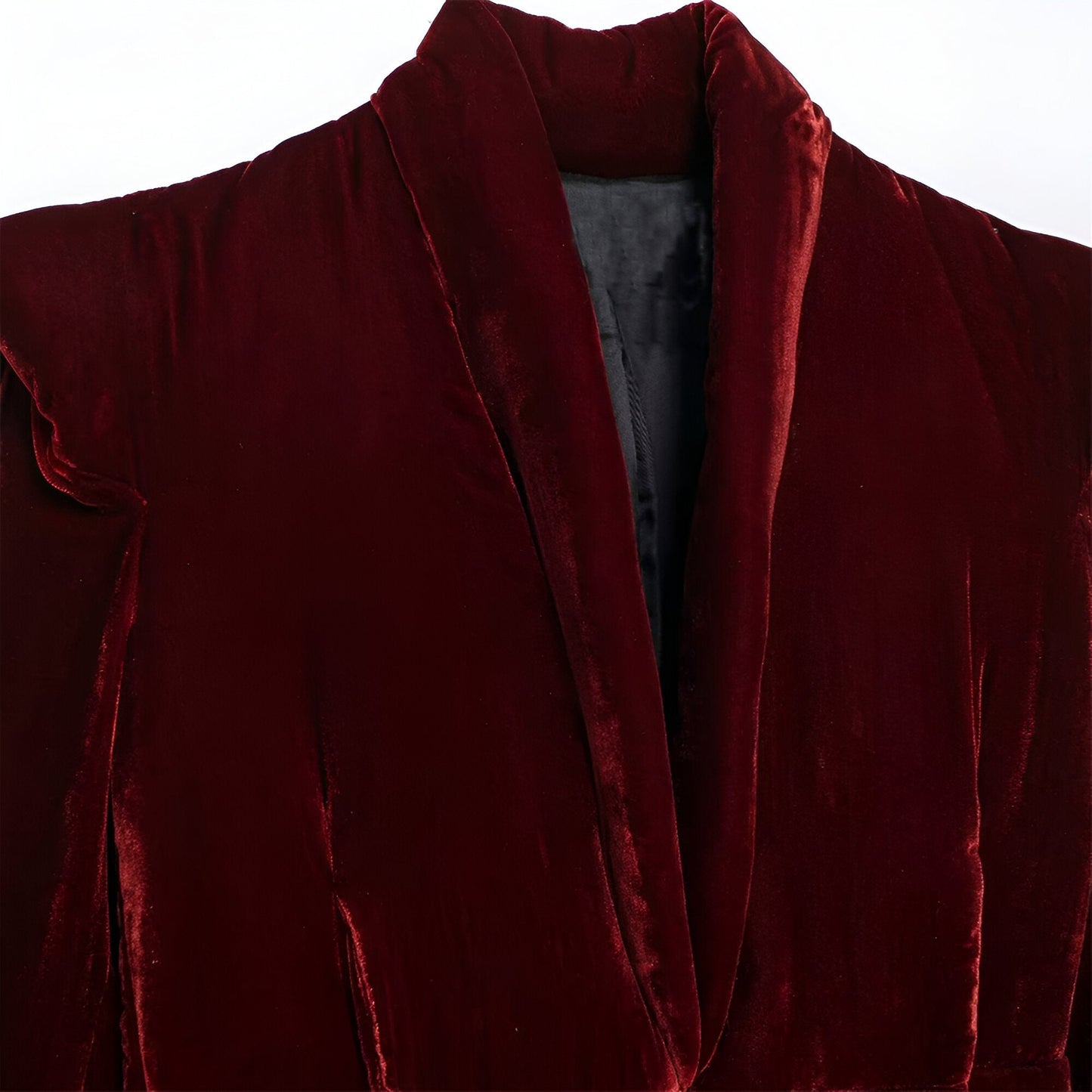 Damjacka Elegant Höst Vinter Strukturerad Polyester-6