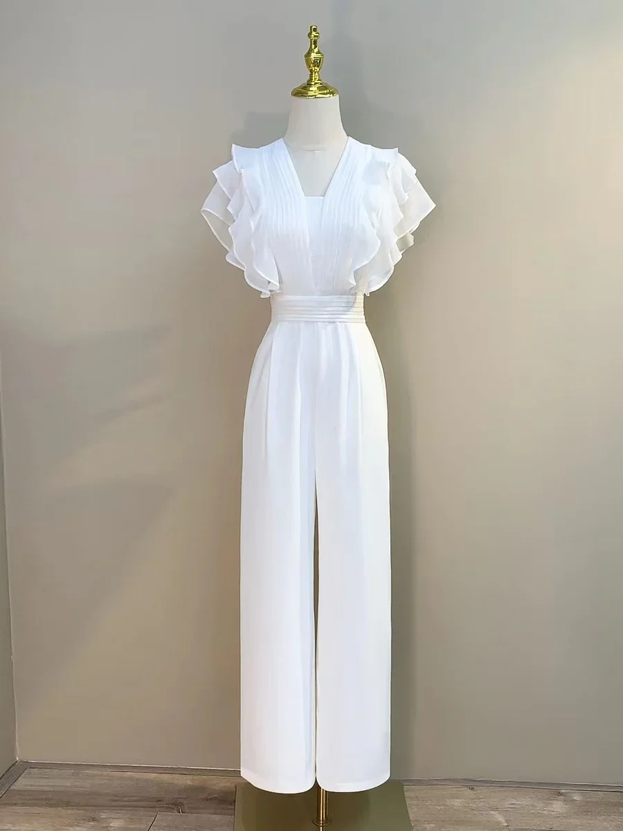 Dam Jumpsuit Chic Design Högkvalitativt Material-3