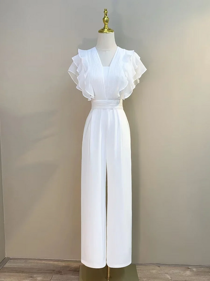 Dam Jumpsuit Chic Design Högkvalitativt Material-3