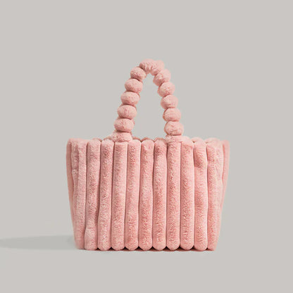 Variant image for Dam Handväska Plysch Elegant och Funktionell Med Flera Fack-6