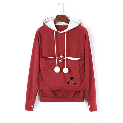 Variant image for Hoodie För Djur Mjukt Polyester Elastan Med Framficka-15
