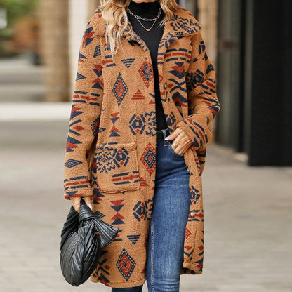 Variant image for Dam Kappa Klassisk med Lapeltryck Polyester-11