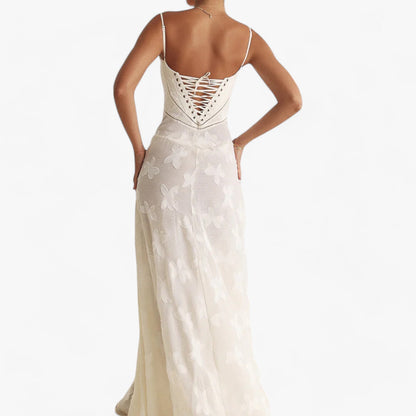 Eleganta Damklänningar i Korsettstil med Figurnära Snitt och Blommönster – Perfekt för Sommarfester 6