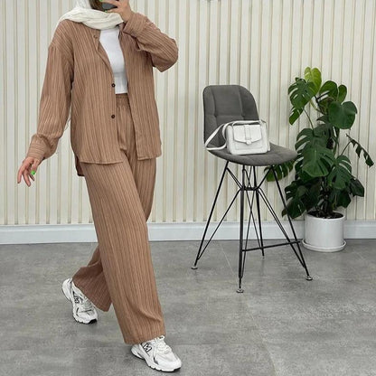 Variant image for Dam Set med Skjorta och Byxor Elegant Chiffong-5