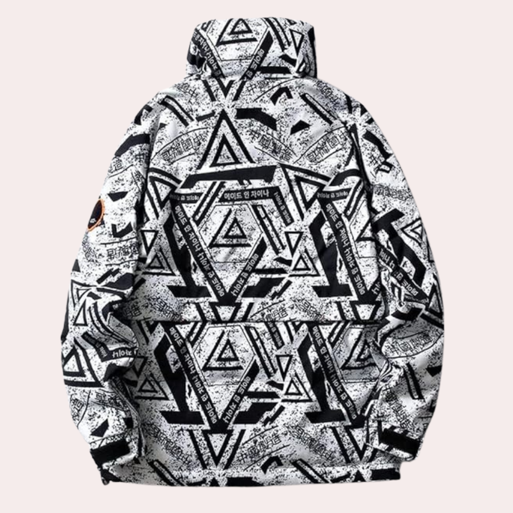 Herrjacka Modern Kappa Högkvalitativt Material Smal Silhuett-2