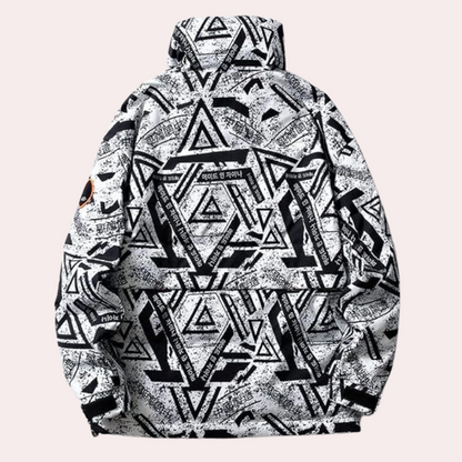 Herrjacka Modern Kappa Högkvalitativt Material Smal Silhuett-2