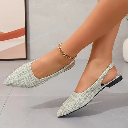 Variant image for Dam Slingback Skor Spetsig Tå Syntetiskt Material-8