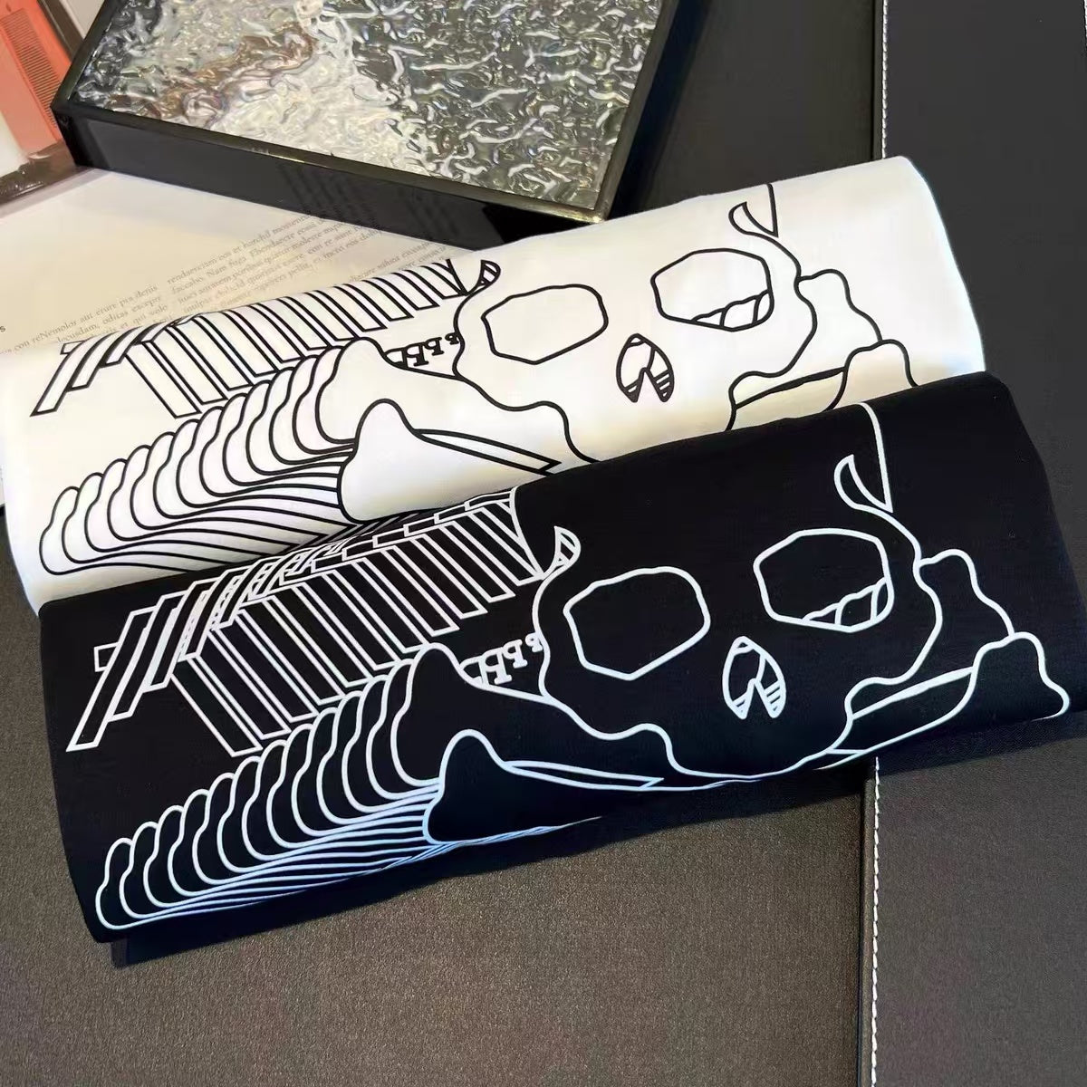 Herr Långärmad T-shirt Rund Hals Mjuk Bomull-3