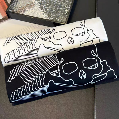 Herr Långärmad T-shirt Rund Hals Mjuk Bomull-3