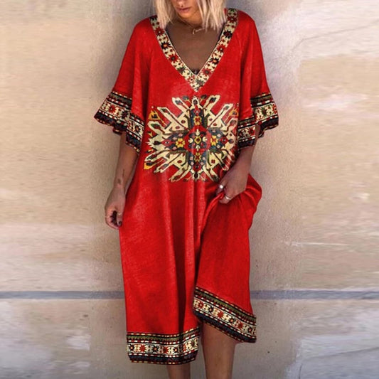 Kvinnors Klänning Elegant Polyester För Vardag Och Fest-1