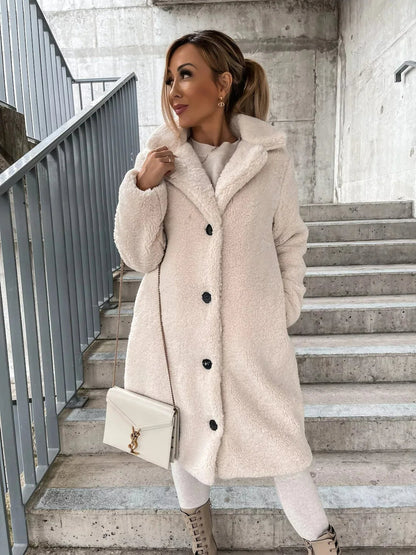 Dam Plyschkappa Elegant Mjuk Kaschmirliknande 4