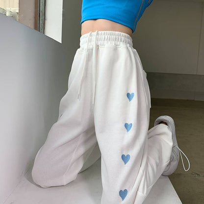 Kostymbyxor Dam Högskurna med Hjärtformat Mönster i Polyester och Spandex-4