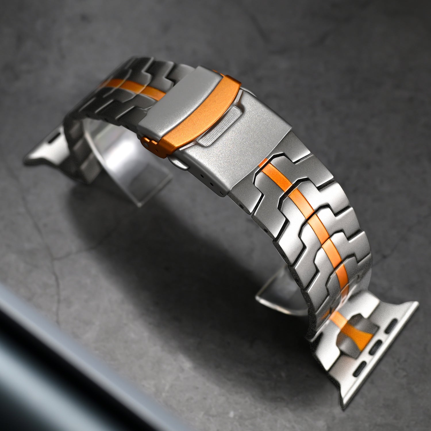 Armband Till Apple Watch Titan Lätt Vattentålig Justerbar Passform-5