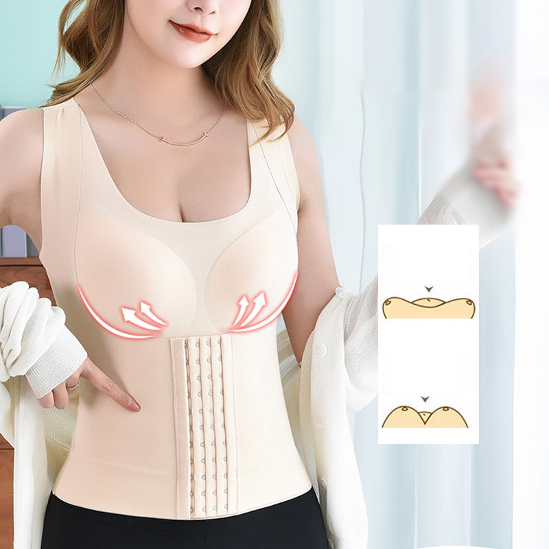 Dam Sport BH Trådlös Racerback Elastiskt Material för Hållningskorrigering-5