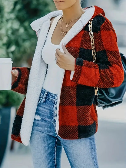 Dam Kappa Plus Size Röd Fleece-3