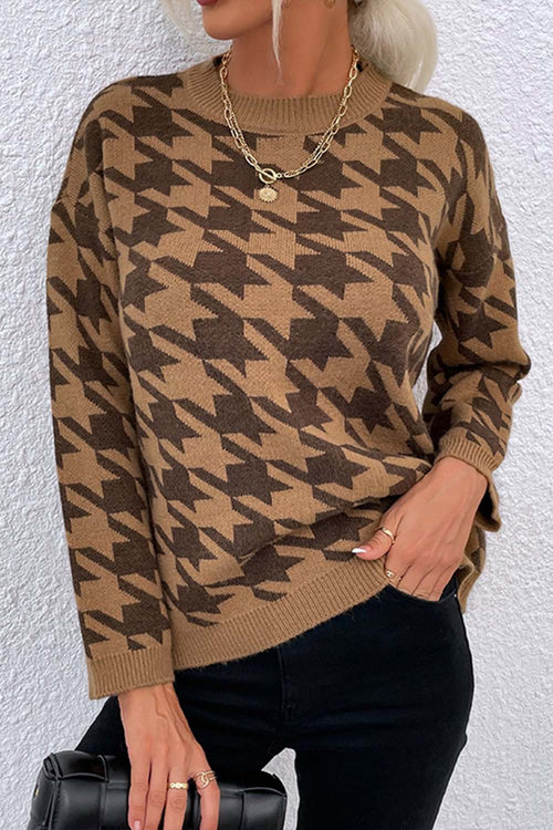 Dam Tröja Rund Hals Långärmad Polyester-1