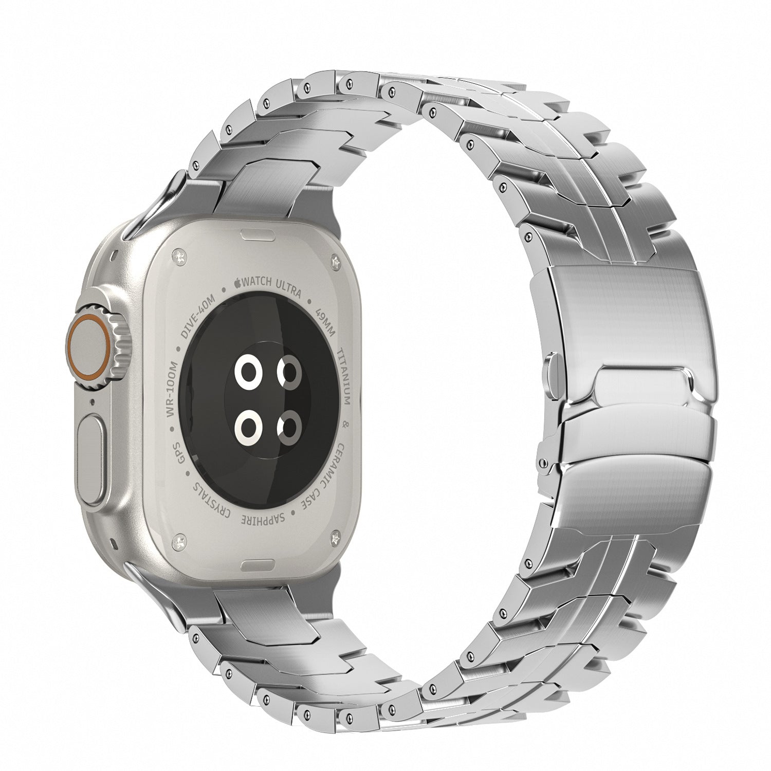 Variant image for Armband Till Apple Watch Titan Lätt Vattentålig Justerbar Passform-11