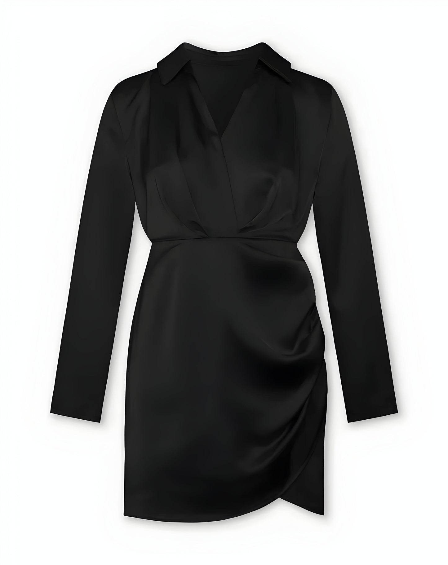 Kvinnors Aftonklänning Elegant Satin Modern Design-1