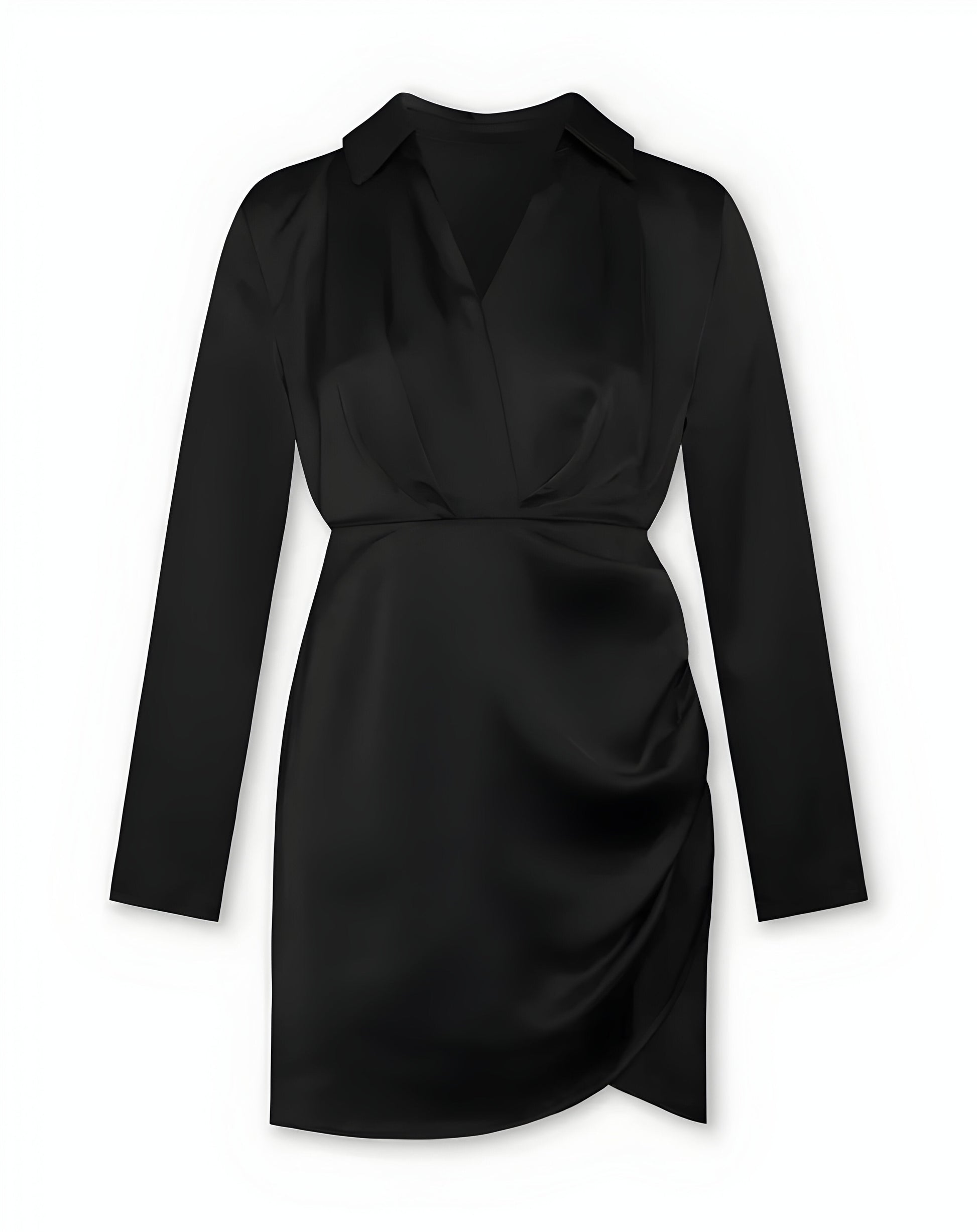 Kvinnors Aftonklänning Elegant Satin Modern Design-1