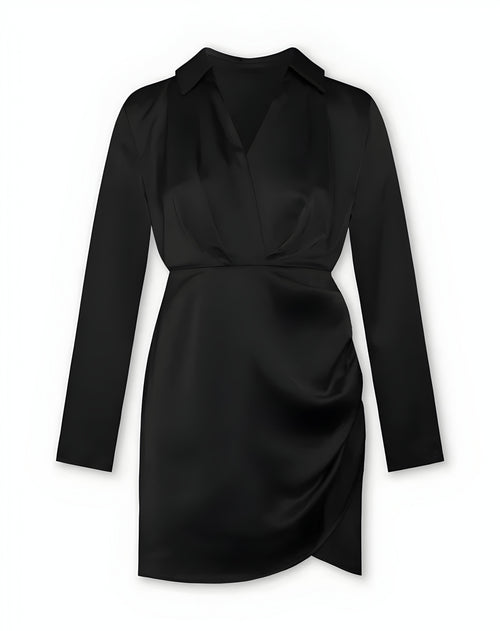 Kvinnors Aftonklänning Elegant Satin Modern Design-1