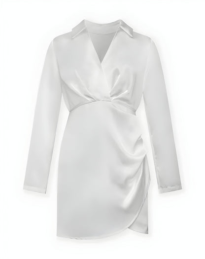 Kvinnors Aftonklänning Elegant Satin Modern Design-2