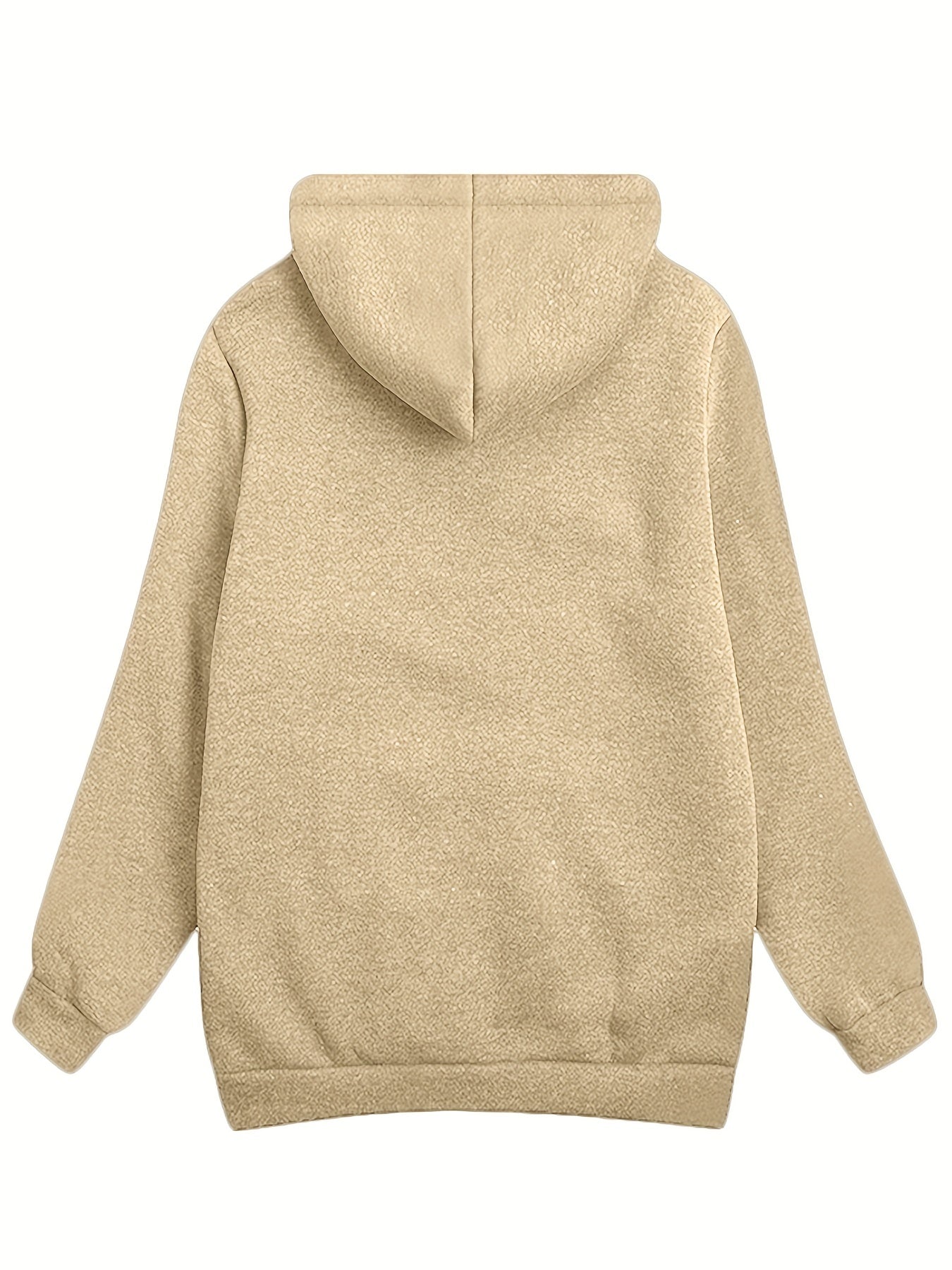 Svart Hoodie Herr med Fleecefoder – Klassisk Design och Mjuk Fleece för Bekväm Passform 3