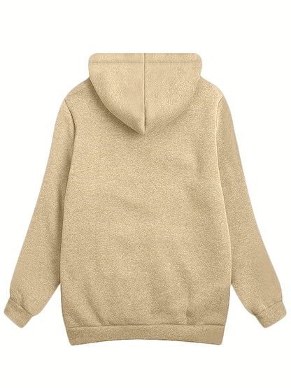 Svart Hoodie Herr med Fleecefoder – Klassisk Design och Mjuk Fleece för Bekväm Passform 3