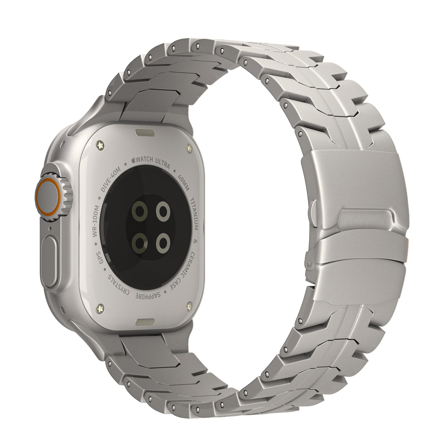 Variant image for Armband Till Apple Watch Titan Lätt Vattentålig Justerbar Passform-7