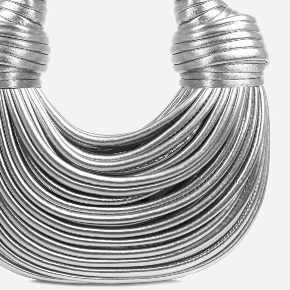 Handväska Dam Knothandväska Hållbart Material Rymlig Design-6