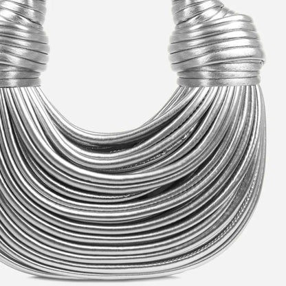 Handväska Dam Knothandväska Hållbart Material Rymlig Design-6